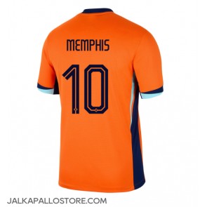 Alankomaat Memphis Depay #10 Kotipaita EM-Kisat 2024 Lyhythihainen